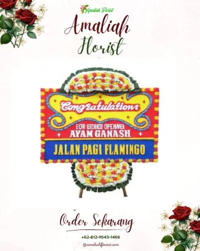 Bunga Papan Congratulation di Ranotana Weru